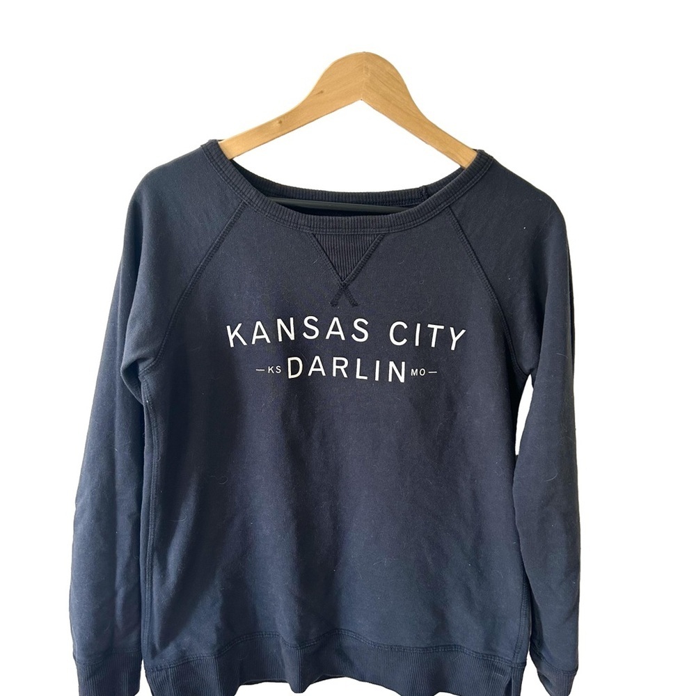 Kansas City Darlin Navy Sweatshirt